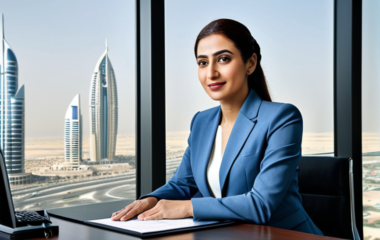 연주가로서의 경력 관리 체크리스트 - Businesswoman in a Modern Office**

"A professional businesswoman in a modest business suit, sitting...